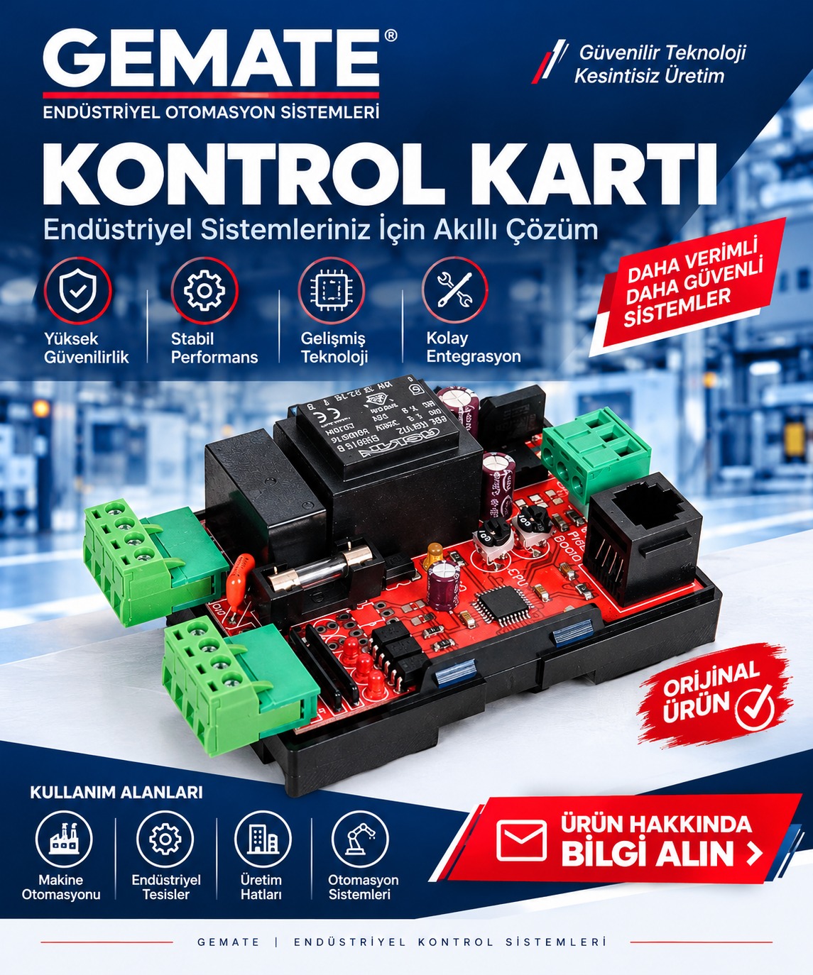 GEMATE Pres Kontrol Kartı
